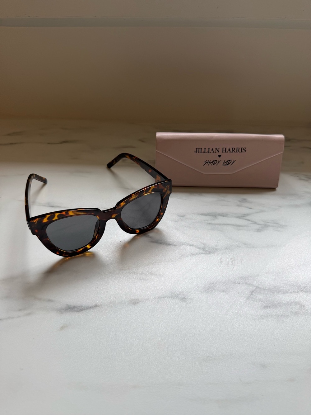 Jillian Harris Tortoiseshell Cat-Eye Sunglasses - Brown